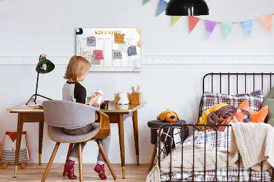 Tablica magnetyczna do pisania planer tygodniowy
