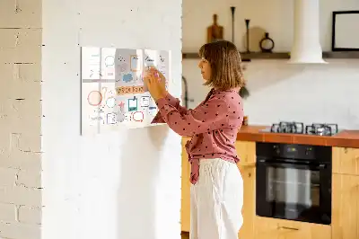 Tablica magnetyczna z pisakiem kolorowa tablica marzeń