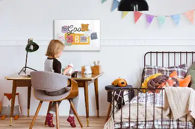 Tablica magnetyczna z pisakiem z inspirującym zdaniem