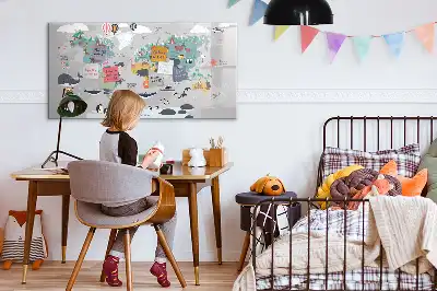 Tablica magnetyczna z pisakiem rysunkowa mapa