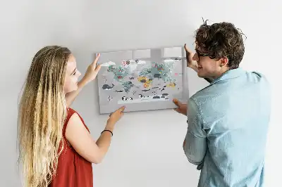 Tablica magnetyczna z pisakiem rysunkowa mapa