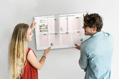 Planer tygodniowy z tablicą magnetyczną i pisakiem