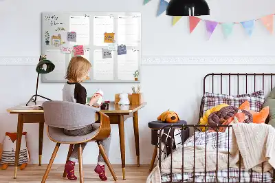 Tablica magnetyczna do pisania przytulny planer tygodniowy