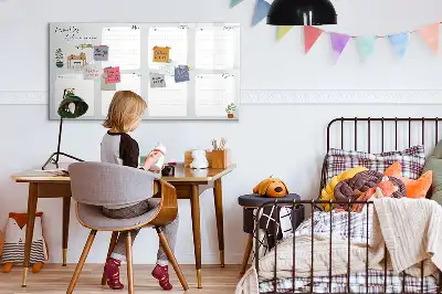 Tablica magnetyczna do pisania przytulny planer tygodniowy