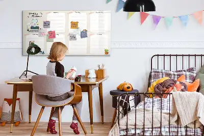 Planer tygodniowy z tablicą magnetyczną i pisakiem