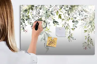 Tablica magnetyczna z pisakiem wzór kwitnąca natura