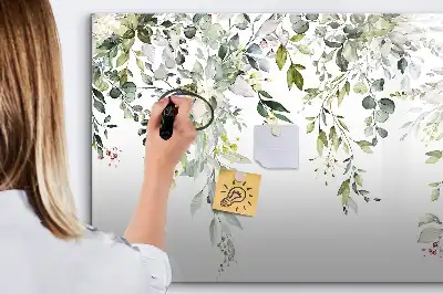 Tablica magnetyczna z pisakiem wzór kwitnąca natura