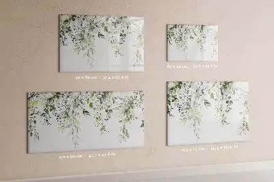 Tablica magnetyczna z pisakiem wzór kwitnąca natura