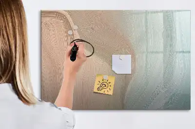 Tablica magnetyczna do pisania wzór abstrakcji fali