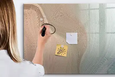 Tablica magnetyczna do pisania wzór abstrakcji fali