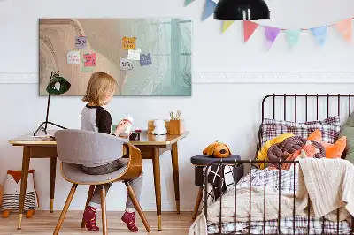 Tablica magnetyczna do pisania wzór abstrakcji fali