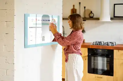 Tablica magnetyczna do pisania planer posiłków