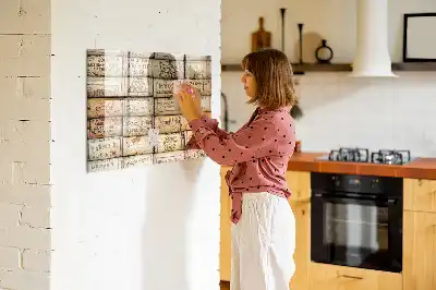 Tablica magnetyczna z korkami od wina