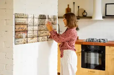 Tablica magnetyczna z korkami od wina