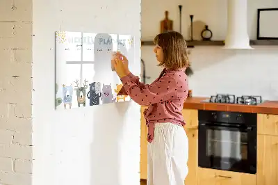 Planer tygodniowy dla dzieci tablica magnetyczna do pisania