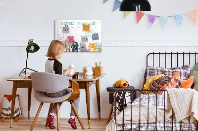 Planer tygodniowy dla dzieci tablica magnetyczna do pisania