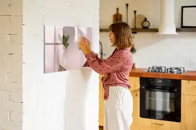 Tablica magnetyczna z pisakiem bukiet kwiatów