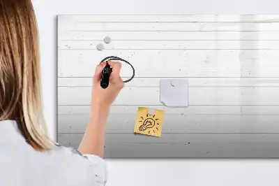 Tablica magnetyczna z pisakiem wzór paneli drewnianych