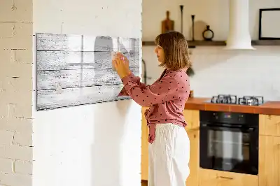 Tablica magnetyczna do pisania z malowanych desek