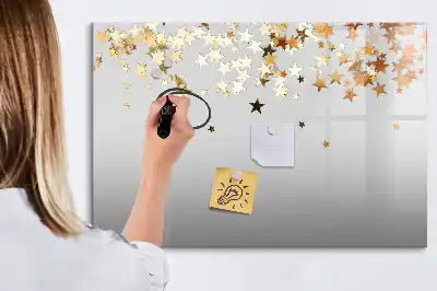 Tablica magnetyczna z pisakiem z motywem gwiazd