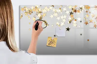 Tablica magnetyczna z pisakiem z motywem gwiazd