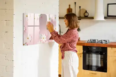 Tablica magnetyczna do pisania wzór stokrotki