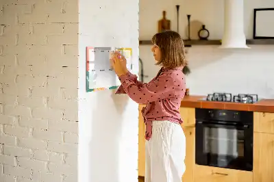 Tablica magnetyczna do pisania podstawowy planer tygodniowy