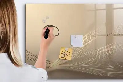 Tablica magnetyczna z pisakiem wzór abstrakcyjne światło