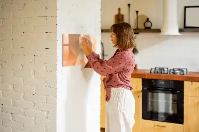 Tablica magnetyczna z motywem abstrakcji trójkąta