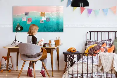 Tablica magnetyczna z pisakiem motyw plaża i morze