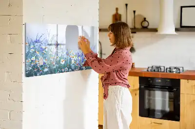 Tablica magnetyczna do pisania motyl na łące