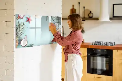 Tablica magnetyczna do pisania letnia kompozycja