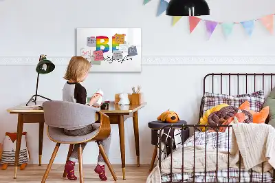 Tablica magnetyczna z pisakiem z napisem Bądź sobą
