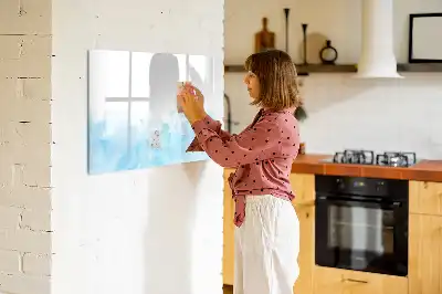 Tablica magnetyczna do pisania wzór malowane plamy