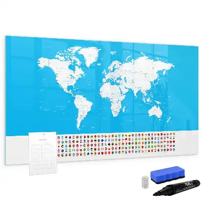 Tablica magnetyczna do pisania konturowa mapa stanów