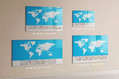 Tablica magnetyczna do pisania konturowa mapa stanów
