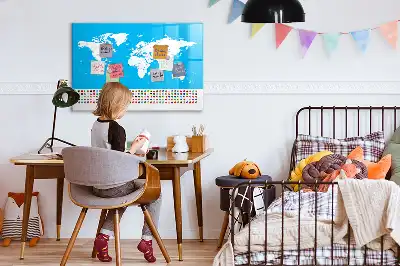 Tablica magnetyczna do pisania konturowa mapa stanów