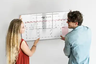 Tablica magnetyczna do pisania mój planer tygodniowy