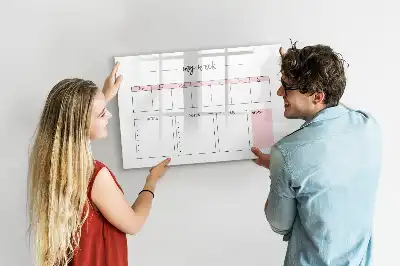 Tablica magnetyczna do pisania mój planer tygodniowy
