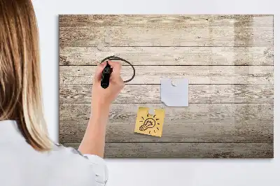 Tablica magnetyczna z pisakiem w wersji z paneli drewnianych