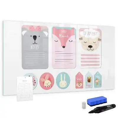 Tablica magnetyczna do pisania wesołe zakładki