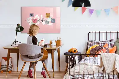 Tablica magnetyczna do pisania z napisem Pokochaj siebie