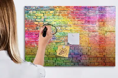 Tablica magnetyczna z pisakiem malowana ściana