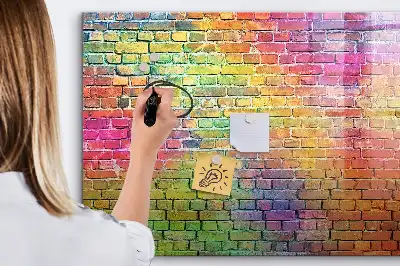 Tablica magnetyczna z pisakiem malowana ściana