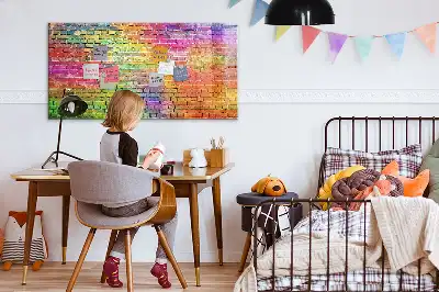 Tablica magnetyczna z pisakiem malowana ściana