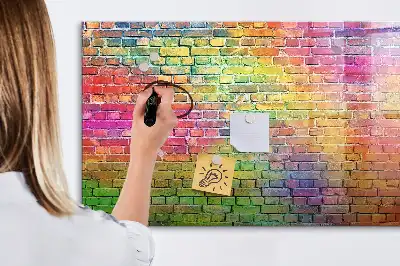 Tablica magnetyczna z pisakiem malowana ściana