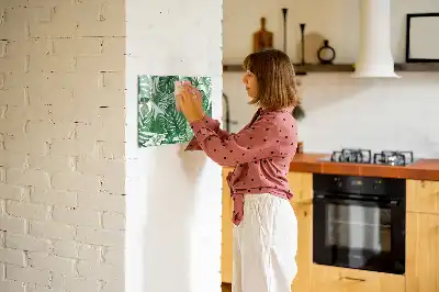 Tablica magnetyczna z pisakiem wzór liście monstery