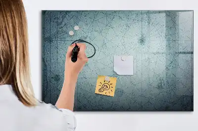 Tablica magnetyczna wzór mapa vintage