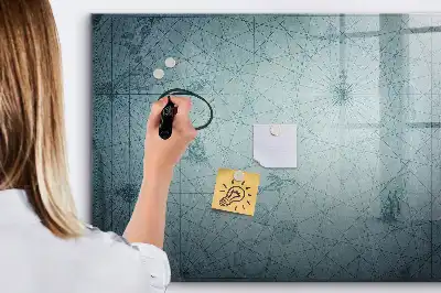 Tablica magnetyczna wzór mapa vintage