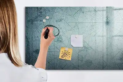 Tablica magnetyczna wzór mapa vintage